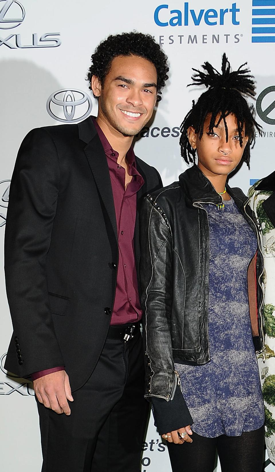 Trey Smith and Willow Smith attend the 26th annual EMA Awards