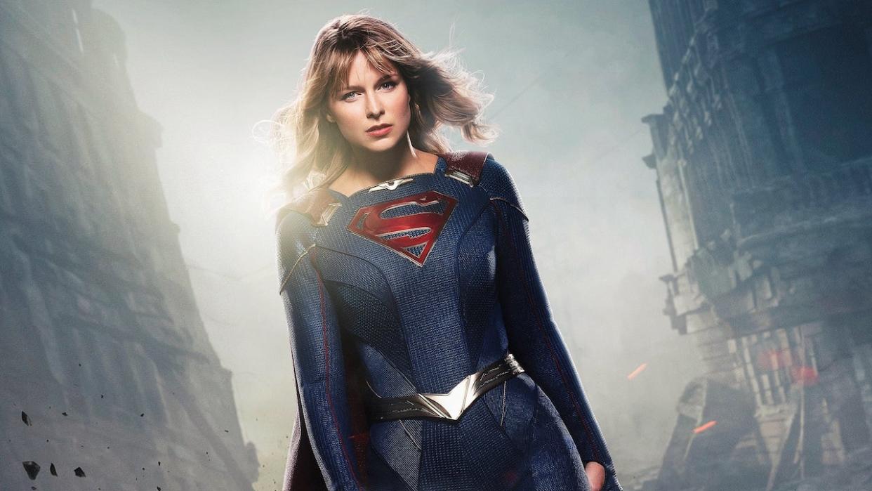  Melissa Benoist as Supergirl. 