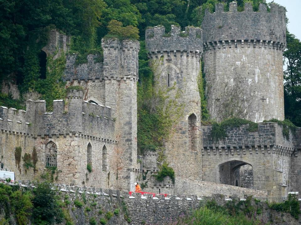 Gwrych Castle in Wales, where the 2020 and 2021 editions of ‘I’m A Celebrity’ were staged (Getty)