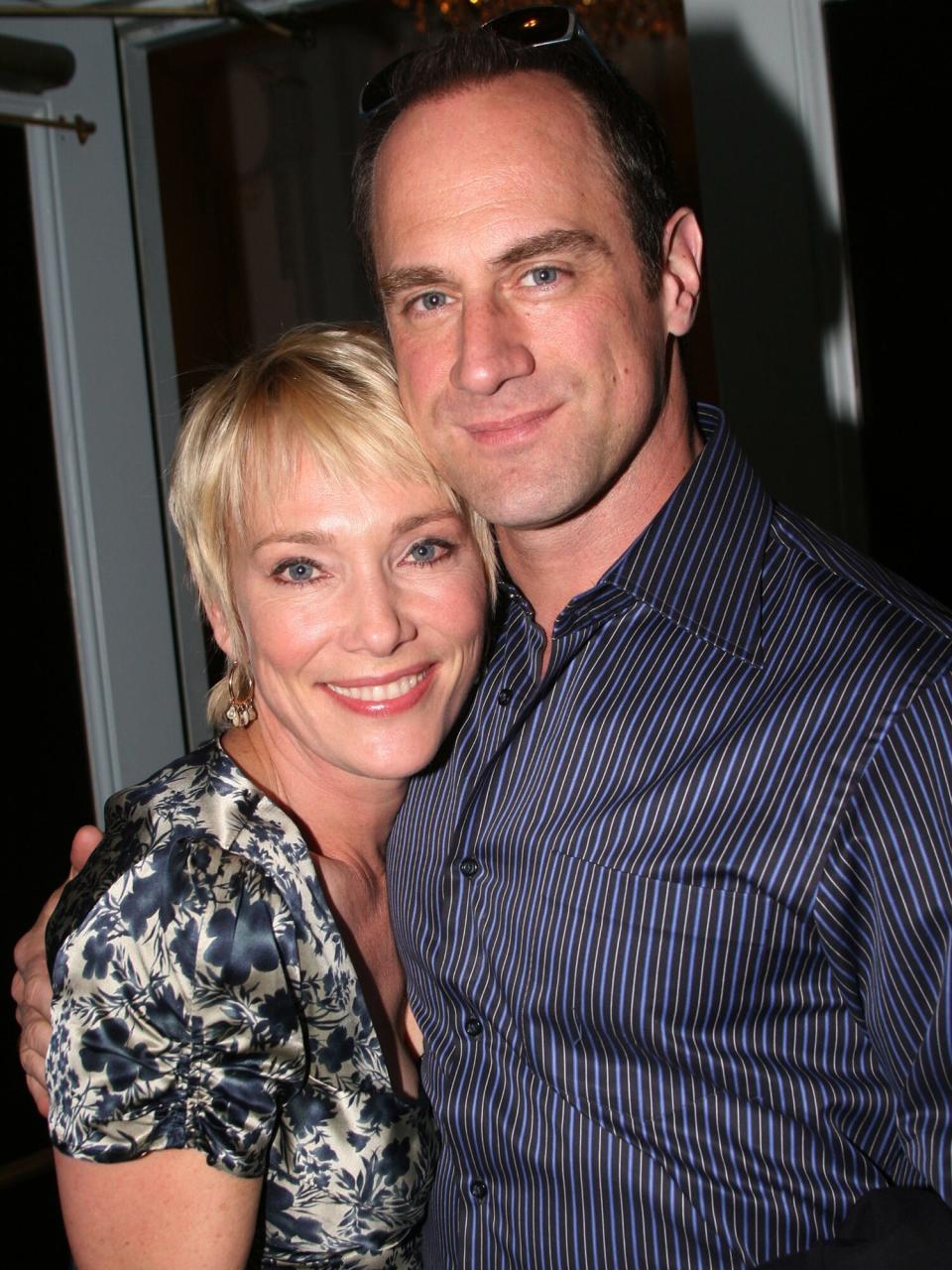 Christopher Meloni and wife Sherman during Opening Night for Brian Friel's Faith Healer on Broadway - May 4, 2006 at The Booth Theater in New York City, New York, United States.