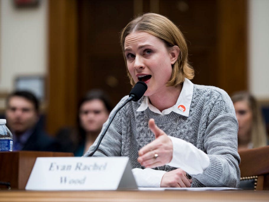 Evan Rachel Wood testifies before Congress