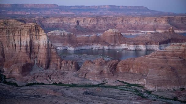 PHOTO: Lake Powell is seen from Alstrom Point in Big Water, Utah, Sept. 2, 2022. (Robyn Beck/AFP via Getty Images)