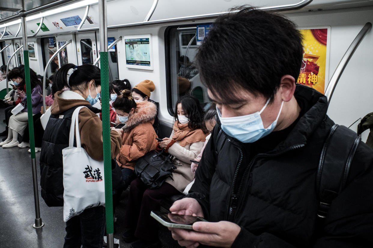 Wuhan Metro resumes normal operation. (AP)