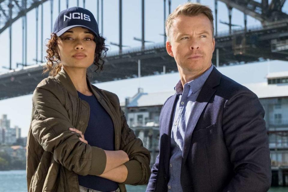 Olivia Swann as Special Agent Michelle Mackey and Todd Lasance as Sergeant Jim "JD" Dempsey in "NCIS: Sydney"<p>CBS</p>