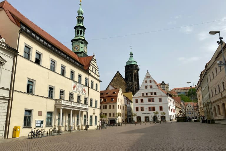 Pirna in the former East German state of Saxony was the first city to elect an AfD mayor (Femke COLBORNE)