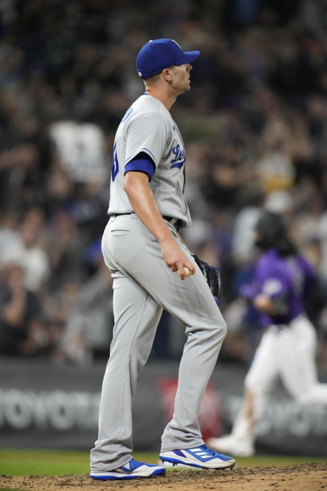 Dodgers' elevated bats come back to sea level in loss to Rockies