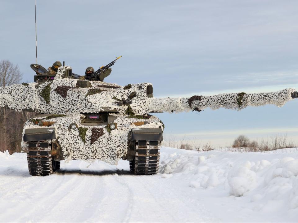 Großbritannien hat zugestimmt, 14 Challenger 2-Panzer an die Ukraine (PA) zu liefern