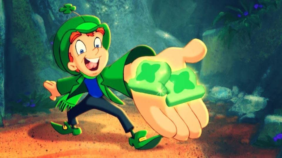 This Lucky Charms leprechaun was always getting chased by hungry kids.