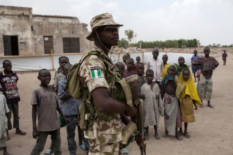 No-one is allowed to leave the patrolled perimetre of Banki without permission. There is no school for the children