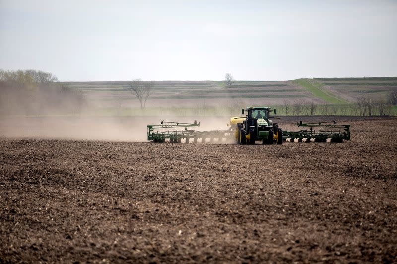 FILE PHOTO: Surging U.S. crop prices reverse fortunes in rural Iowa