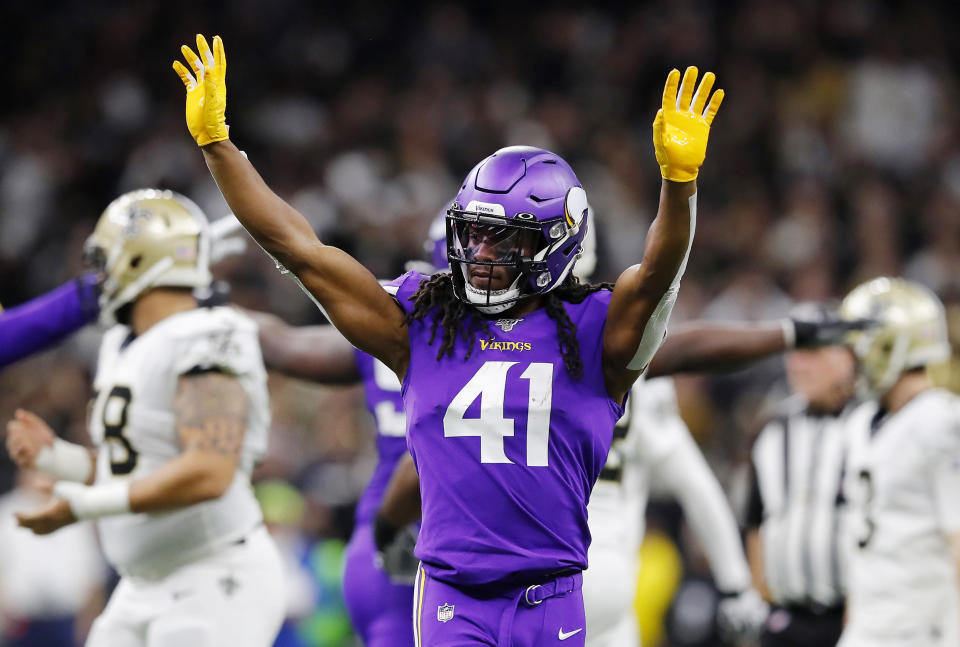 Anthony Harris reportedly signed his franchise tender on Sunday, and wants to stay with the Vikings long term. (Photo by Kevin C. Cox/Getty Images)