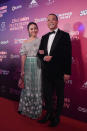 <p>Singapore actress Oon Shu An and Hong Kong comedy actor Bobby Au-Yeung pose for photos at the 22nd Asian Television Awards. (Photo: Joseph Nair for Yahoo Lifestyle Singapore) </p>