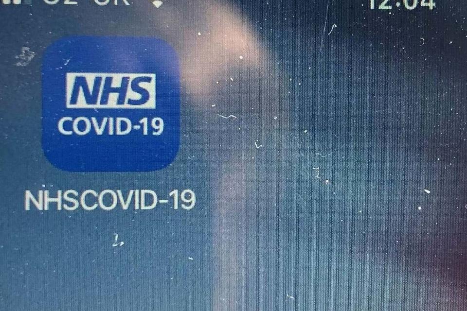 NHS Covid-19 app (PA)