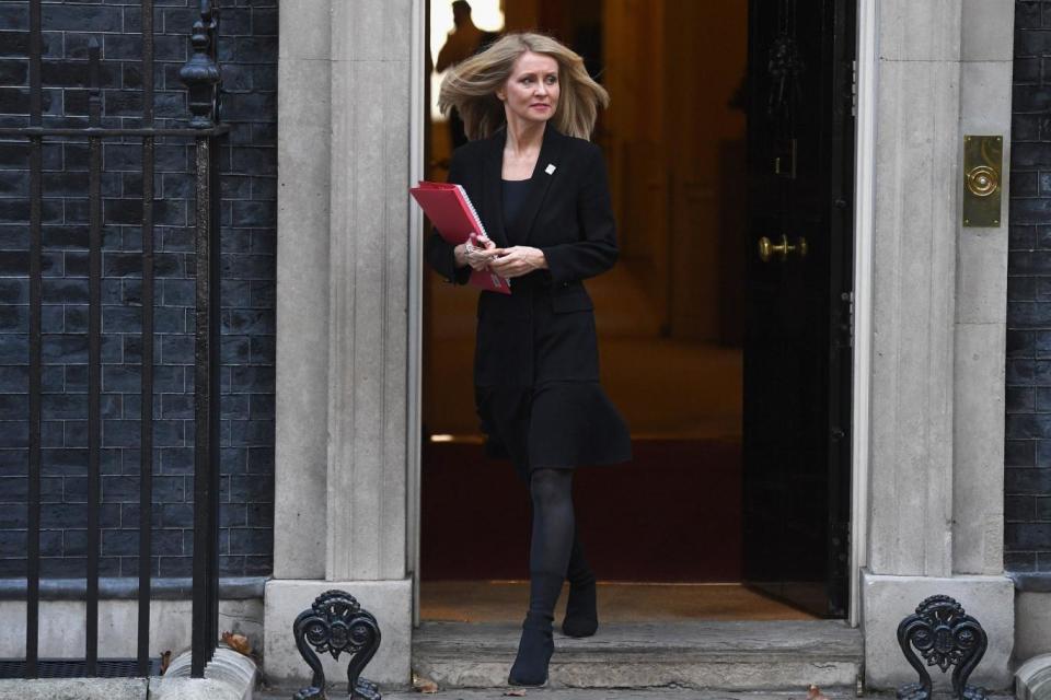 Esther McVey is reported to have asked for a show of hands in support of the deal at the Cabinet meeting (Getty Images)