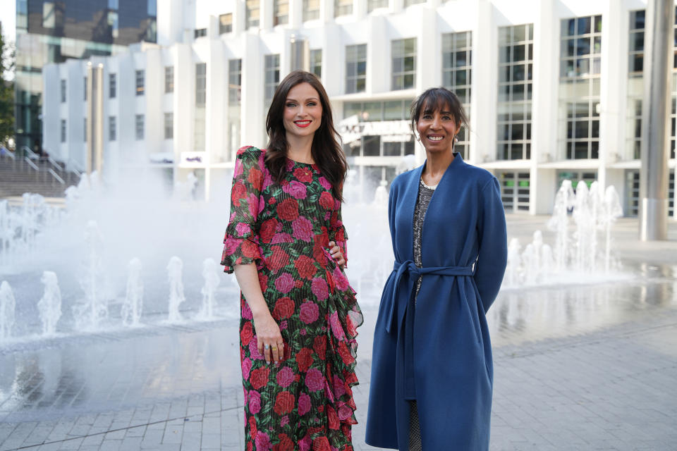 Interior Design Masters' Michelle Ogundehin invited Sophie Ellis-Bextor to be a guest judge. (BBC)