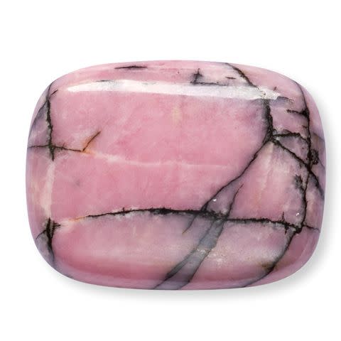 <p>Getty</p> Line Rhodonite See more mineral and gemstone images: