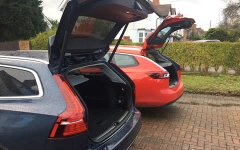 Volvo v60 and vauxhall insignia estates