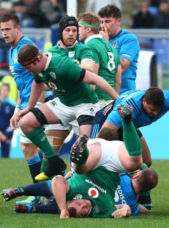 Rugby Union - Italy v Ireland - Six Nations Championship - Stadio Olimpico, Rome - 11/2/17 Ireland's Jack McGrath in action Reuters / Alessandro Bianchi Livepic