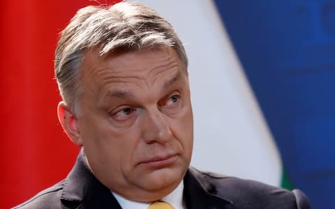 Hungarian Prime Minister Viktor Orban is on a collision course with the EU after his emphatic election victory - Credit: REUTERS/Bernadett Szabo