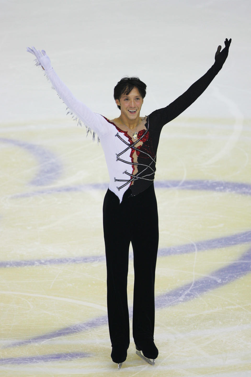 During the men's&nbsp;free skating during the Cup of China Figure Skating competition, held at Harbin International Conference Exhibition and Sports Center on Nov. 10, 2007, in Harbin, China.