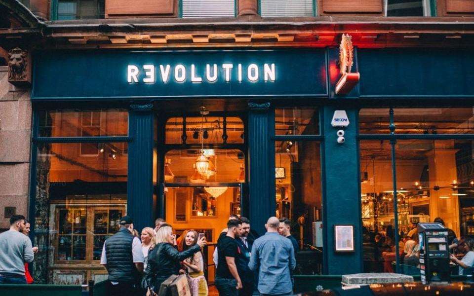 A Revolution Bar in Glasgow