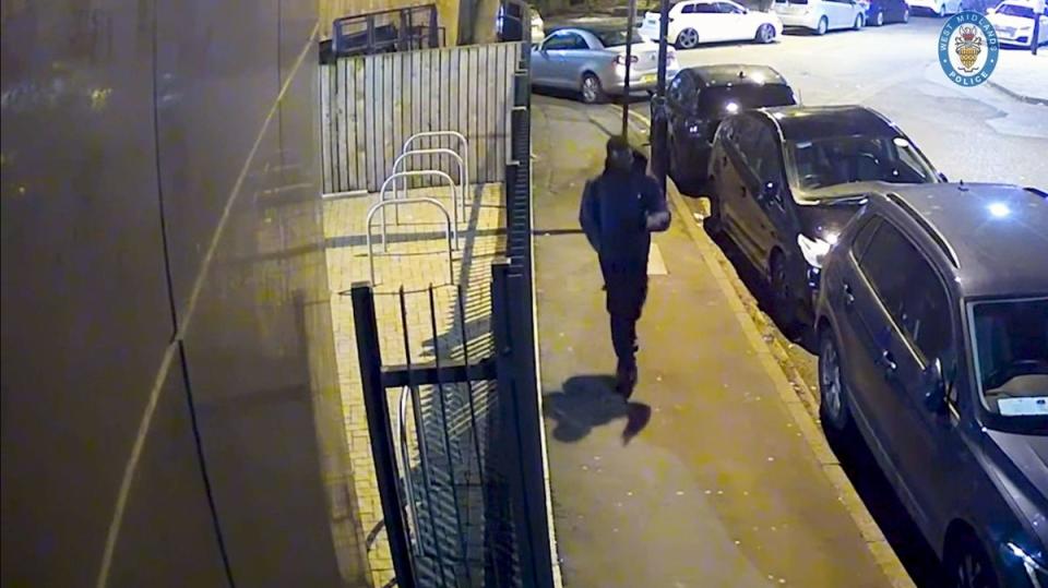 Mohammed Abbkr arriving at the West Ealing Islamic Centre, London, ahead of the prayer service and before his attack on 82-year-old Hashi Odowa (PA)