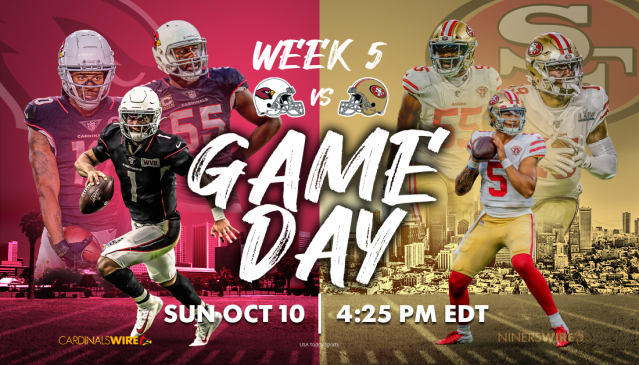 How to watch, stream, listen to Cardinals vs. 49ers in Week 5