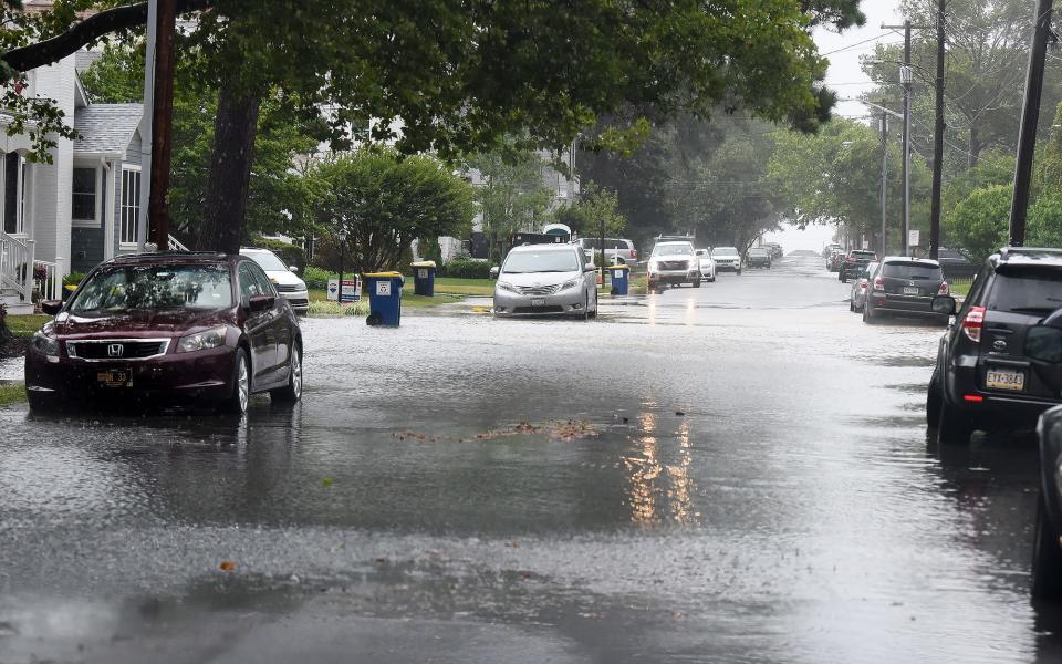 Tropical Storm Fay brought heavy rain to the Delmarva Peninsula Friday.