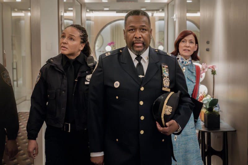 From left to right, Cara Patterson, Wendell Pierce and Carrie Preston star in "Elsbeth." Photo courtesy of CBS