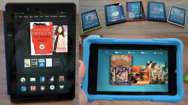 Amazon Unveils 5 New Kindle Fire Tablets, Start at $99