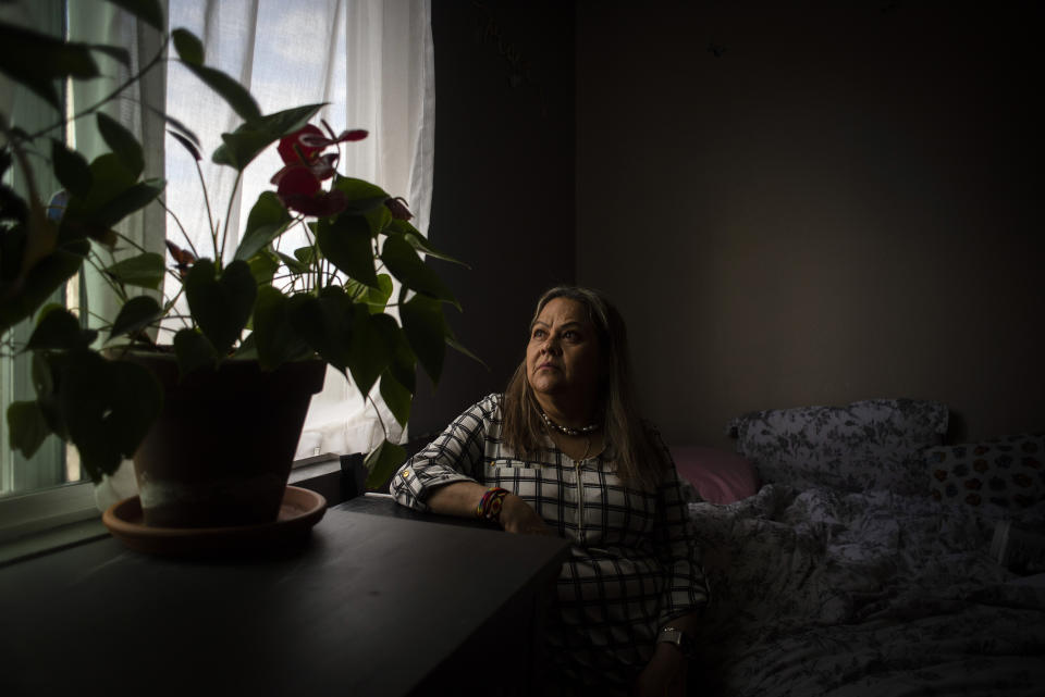 Maria Garcia, quien desarrolló diabetes tras un embarazo hace casi 30 años, en San Francisco, el 6 de septiembre de 2022. (Brian L. Frank/The New York Times)
