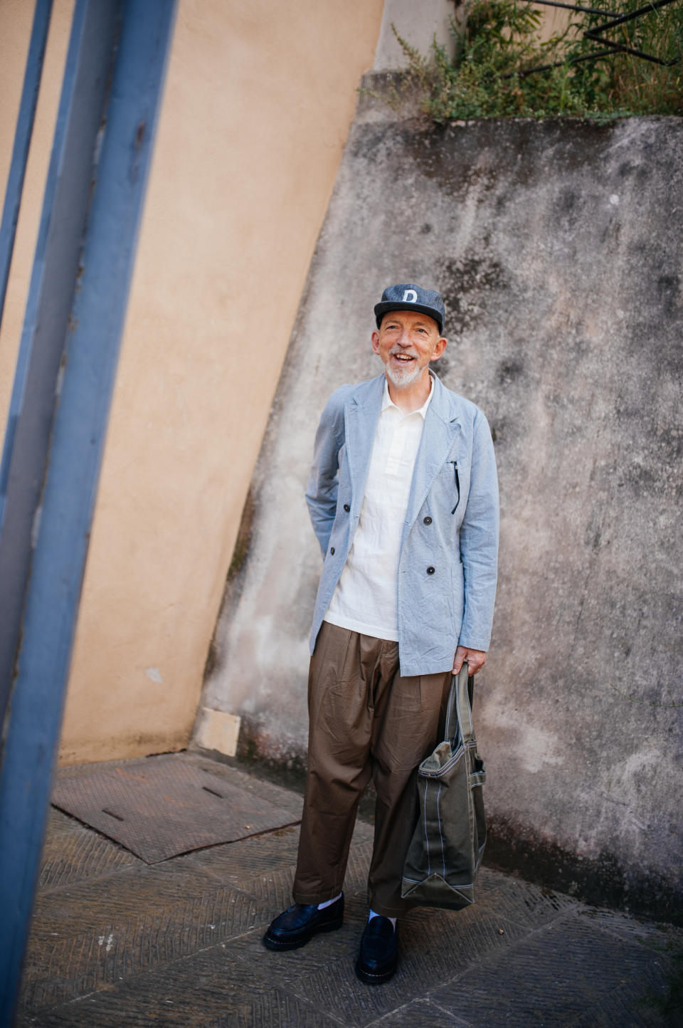 Street style at Pitti Uomo 106 in Milan