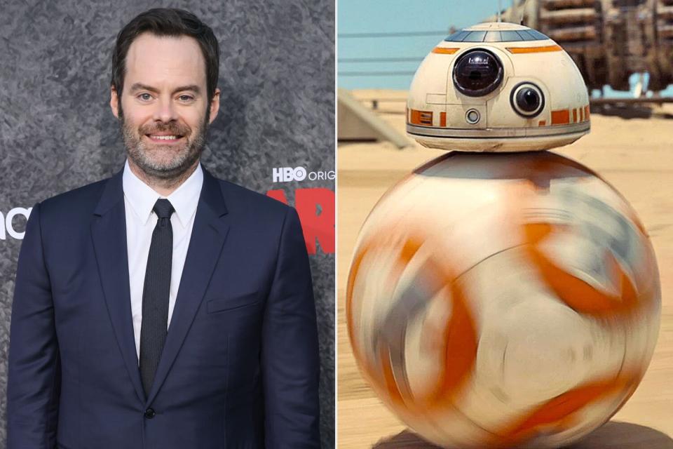 Bill Hader; BB-8 in 'Star Wars: the Force Awakens'