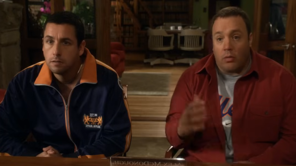 Adam Sandler and Kevin James in I Now Pronounce You Chuck and Larry.