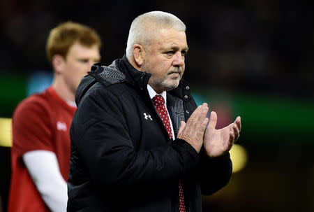 Rugby Union - Six Nations Championship - Wales vs France - Principality Stadium, Cardiff, Britain - March 17, 2018 Wales head coach Warren Gatland before the match REUTERS/Rebecca Naden