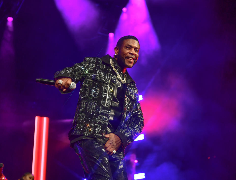 Keith Sweat onstage during 2023 Legacy Tour