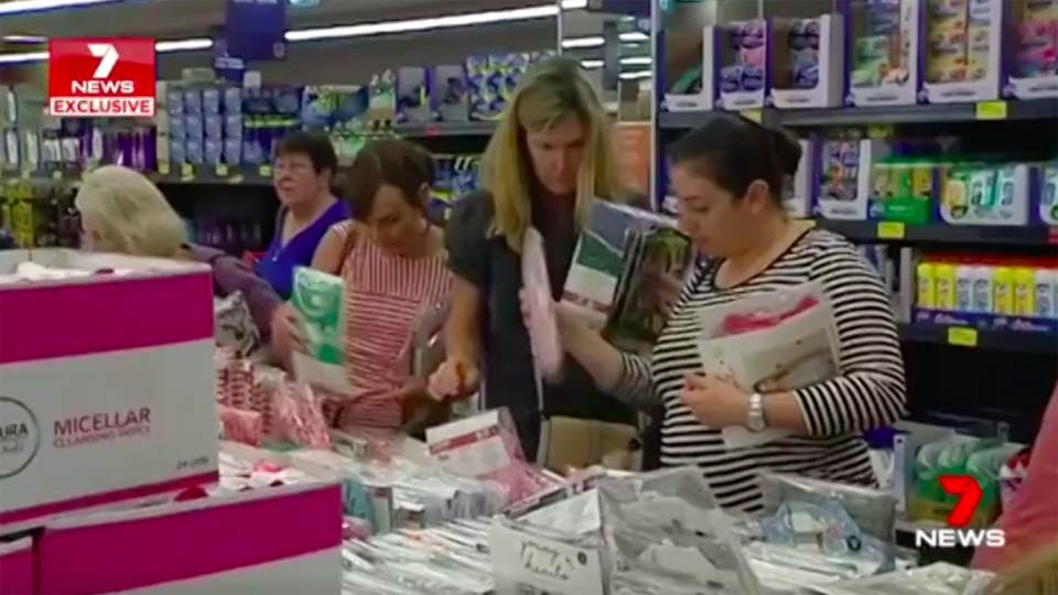 Aldi’s Special Buys have seen people fighting over items. Source: 7 News