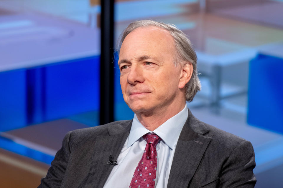 NEW YORK, NEW YORK - NOVEMBER 30: Bridgewater Associated founder Ray Dalio visits 