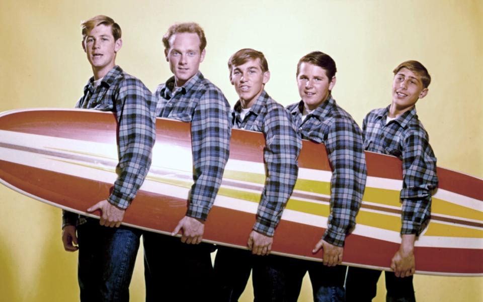 The Beach Boys, 1962: (L-R) Brian Wilson, Mike Love, Dennis Wilson, Carl Wilson, David Marks - Michael Ochs Archives