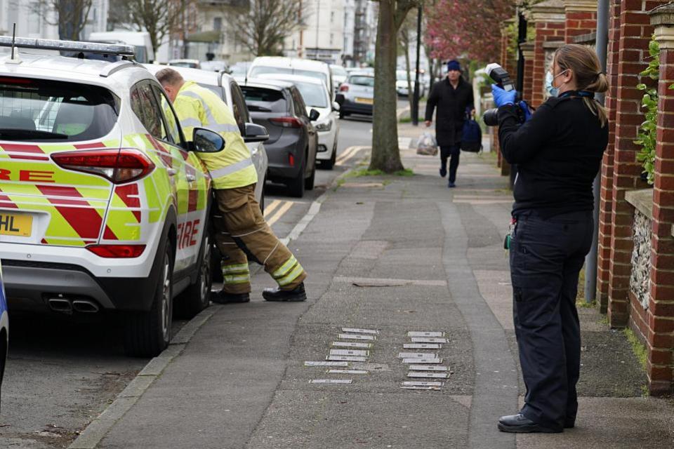 The Argus: Sussex Police and East Sussex Fire and Rescue crews