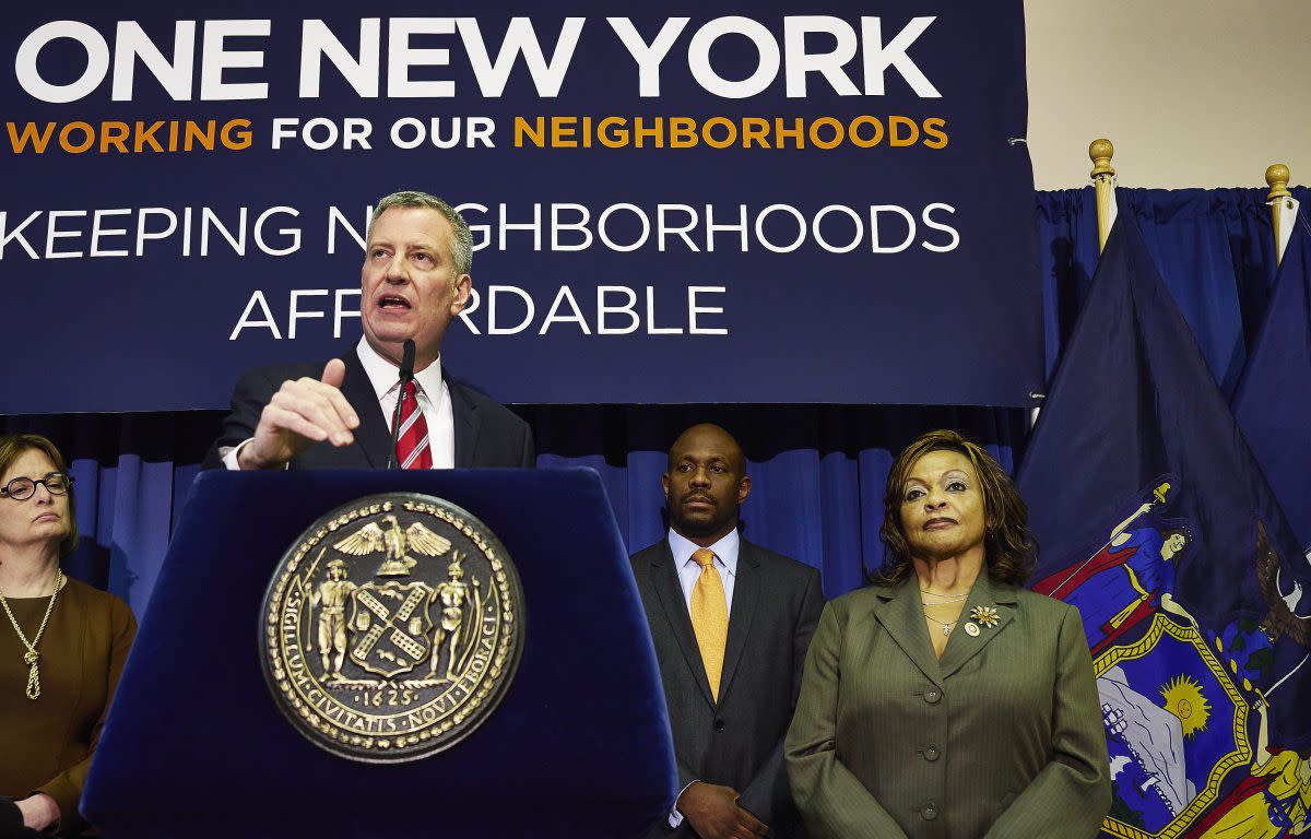 Mayor de Blasio introduced his Campaign for One New York just days before taking office in City Hall. 