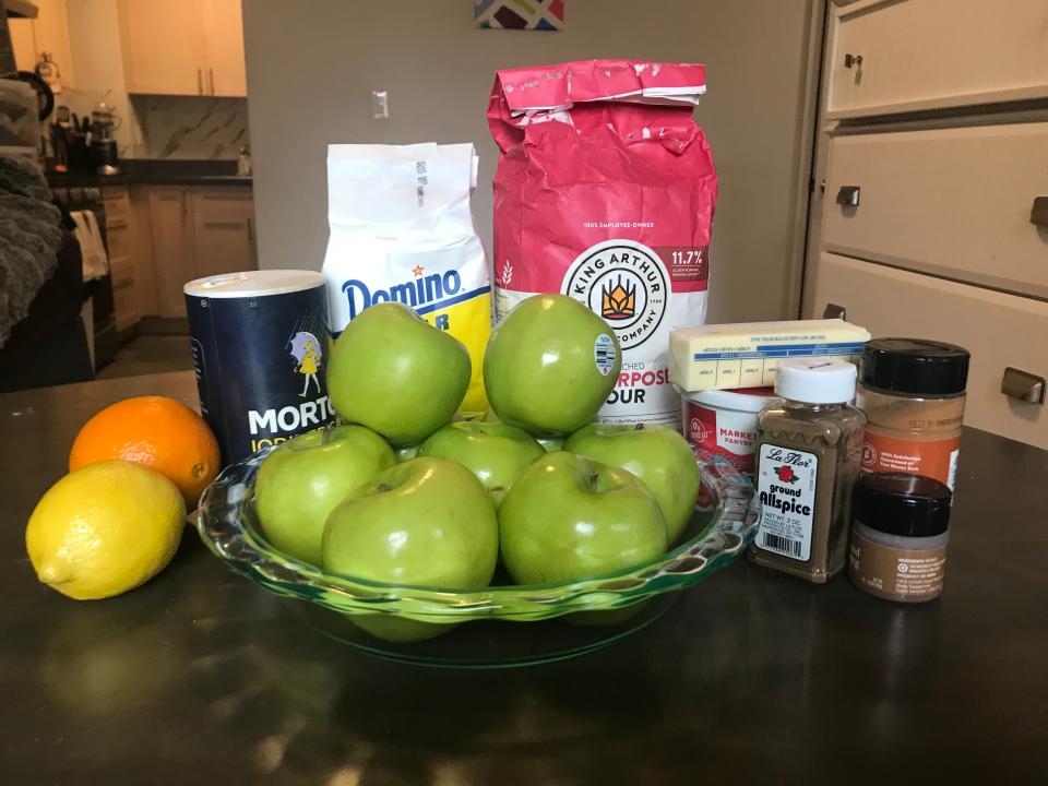 Ina Garten's deep-dish apple pie