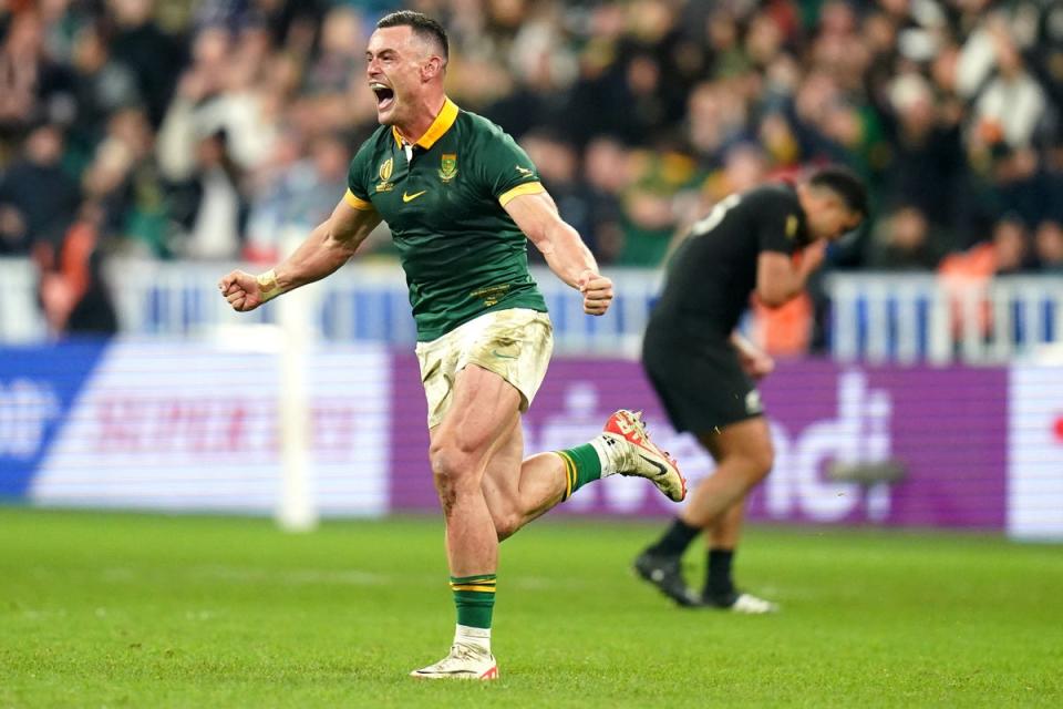 South Africa won the World Cup for a record fourth time (PA Wire)