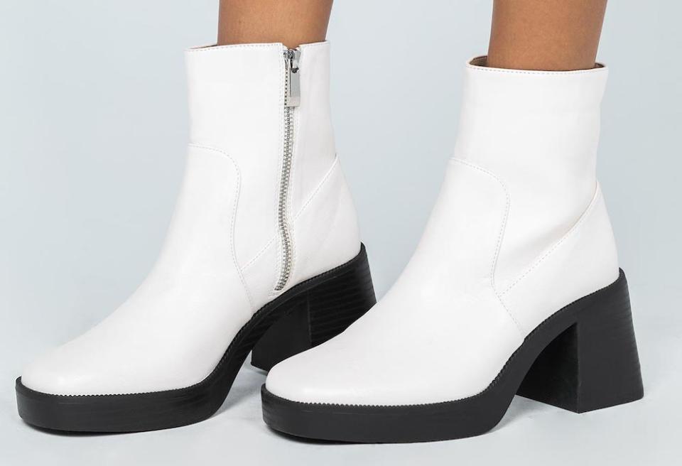 Princess Polly White Platform Boots Lil Nas