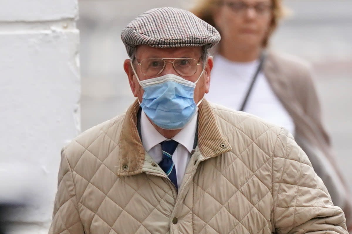 David Venables, 89, arrives at Worcester Crown Court (Jacob King/PA) (PA Wire)