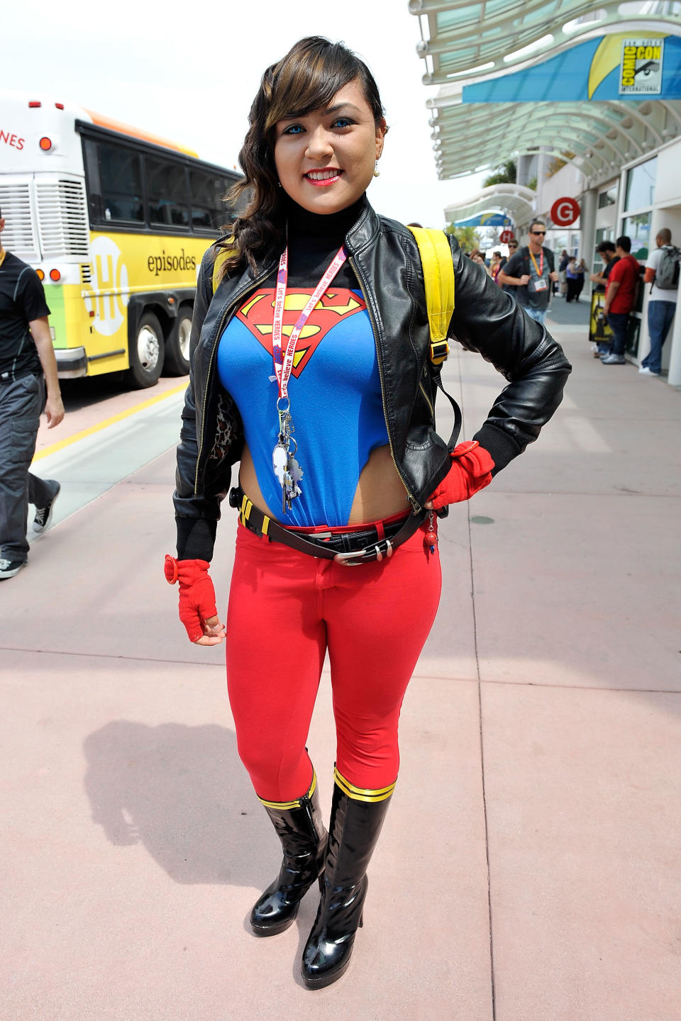 SAN DIEGO, CA - JULY 11: Ashley Lopez of San Diego dresses in cosplay for 2012 Comic-Con at the San Diego Convention Center on July 11, 2012 in San Diego, California. (Photo by Jerod Harris/Getty Images)