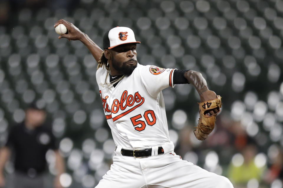 Miguel Castro is fortunate to be alive after he was robbed in the Dominican Republic. (AP Photo/Julio Cortez)