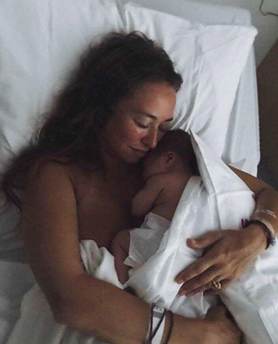 The 42-year-old designer had her first baby girl, Luna Gypsy, in January. Photo: Instagram/ Camillawithlove
