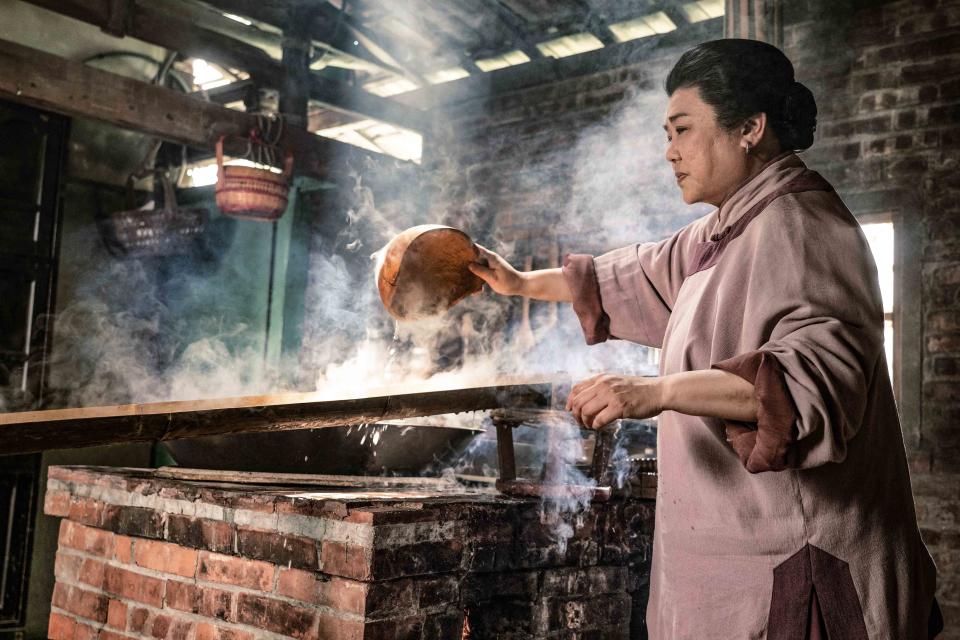 《牛車來去》林美秀飾演「大姨」備孕招式樣樣通，引發網友熱烈討論_公視、禾豐製作提供