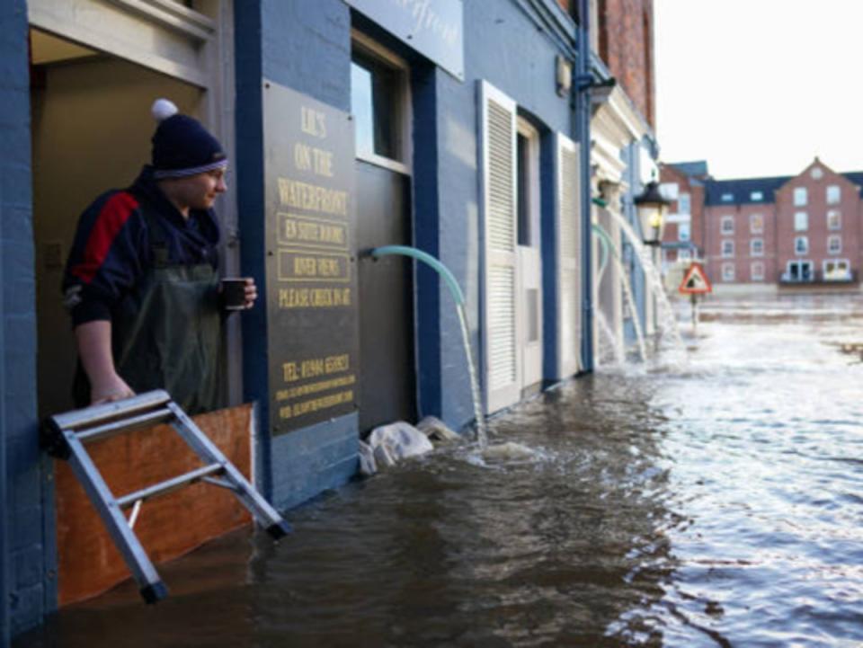 Flooding in Yorkshire last year (Getty Images)